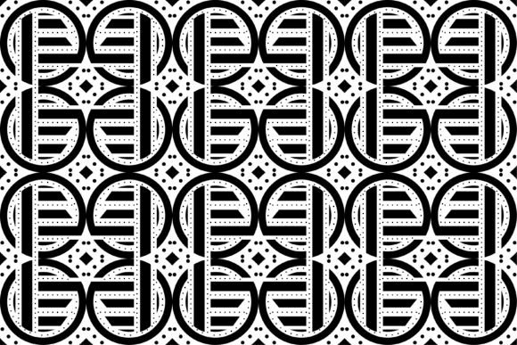 Download Black White Circle Pattern - Black Collection