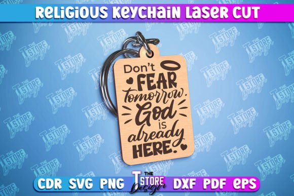Download Religious Keychain Laser Design | CNC - Premium Resources