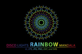 Download Multicolored Rainbow Mandala Vector - Multicolor Collection