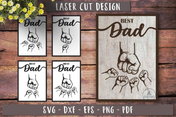 Download Best Dad Laser Design | Father Day Gift - Laser design Collection
