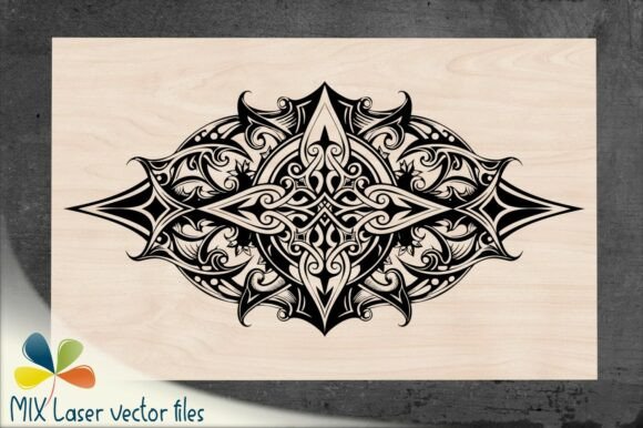 Download Gothic Oval Ornament Engraving - Engraving Collection