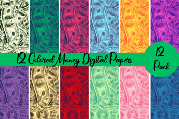 Download Multicolored Money Digital Papers - Multicolor Collection