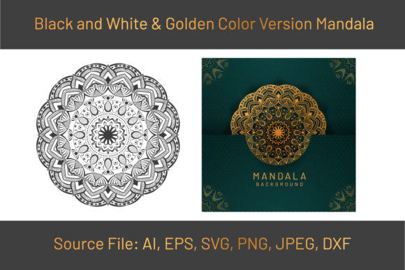 Download Coloring, Black and White  Mandala - Black Collection