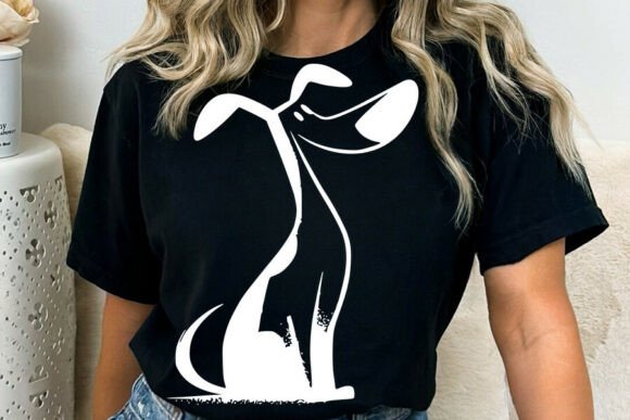 Download Cute Dog Black Silhouette SVG PNG, Dog S - Black Collection