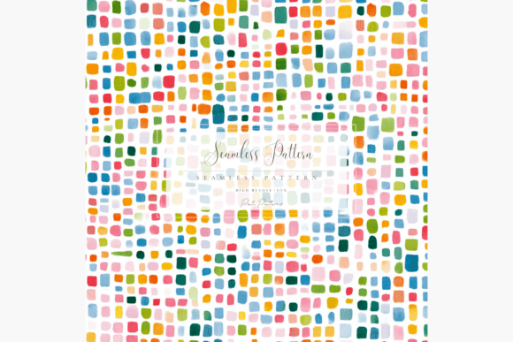 Download Colorful Mosaic Seamless Pattern PNG for Kids Crafts - Craft Collection