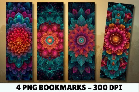 Download Mystic Lotus Spiritual Art Bookmark - Spiritual art Collection