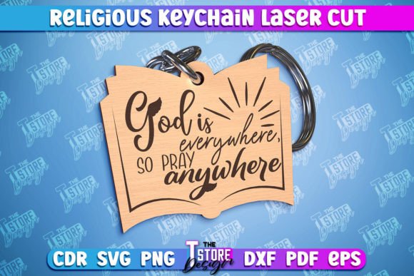 Download Religious Keychain Laser Design | CNC - Premium Resources